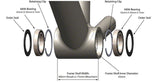 WHEELS MANUFACTURING Bottom Bracket - BB30 - ABEC-3 Bearing and Clip Kit